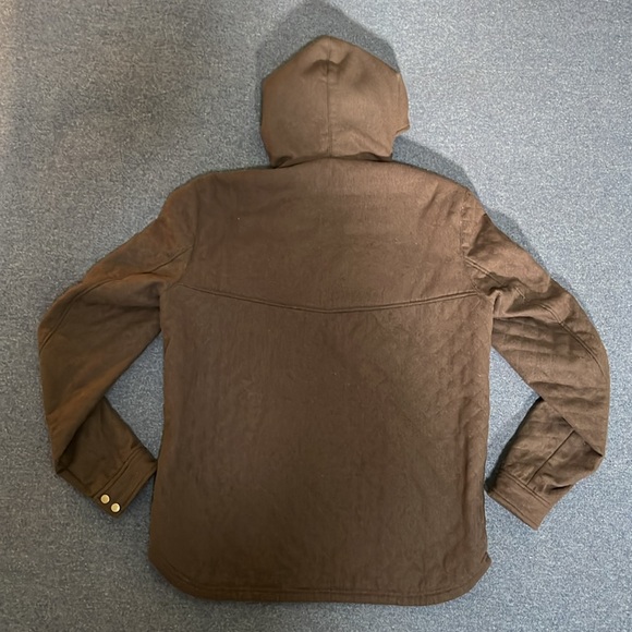 Arbor Collective Quilted Anorak Pull Over Snowboarding Jacket Size Medium - Picture 6 of 6